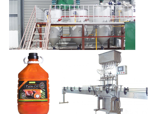 Palm kernel oil refining and filling plant