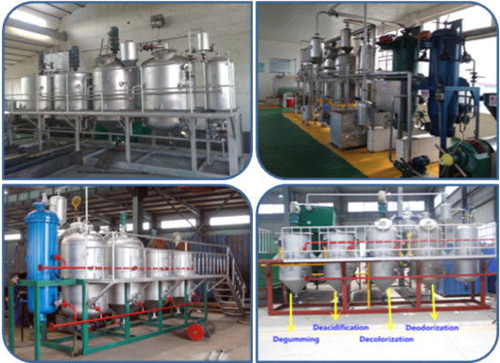 Palm kernel oil refining process/crude oil refining machine