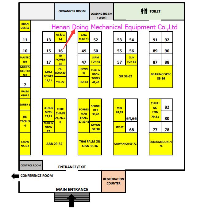 Thailand Palmex Exhibition Booth