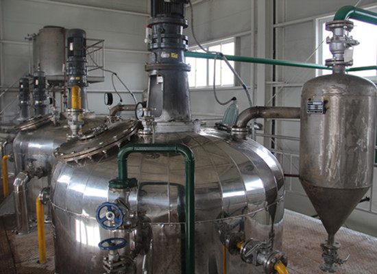 Palm oil refining machine