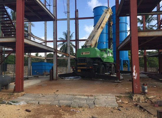 Installation d'une usine de raffinage et de fractionnement de l'huile de palme à sec de 100 TPD au Kenya