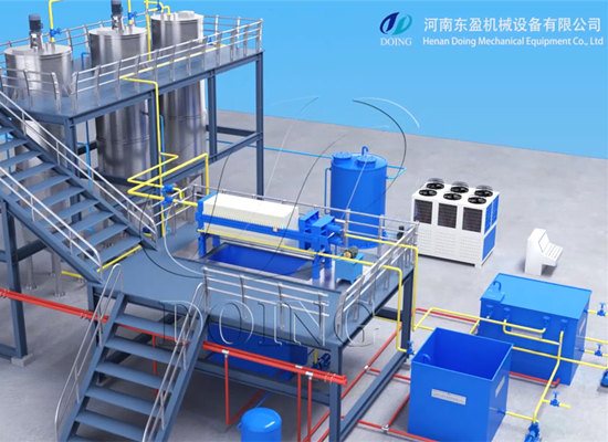 1-10tpd palm oil fractionation plant, machine to separate palm olein and palm stearin