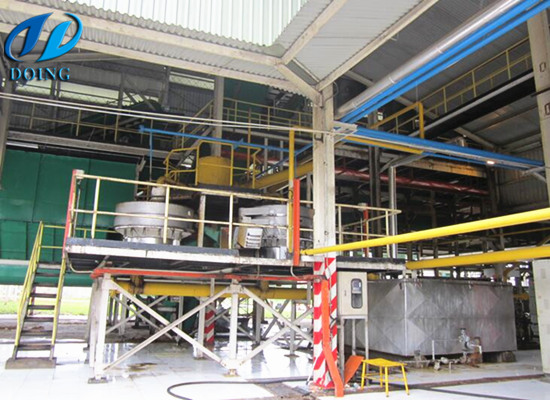 Crude palm oil processing