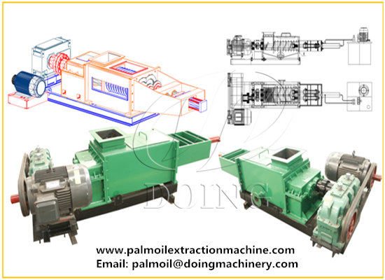 Small scale double screw palm oil press machine working video and customer feedback