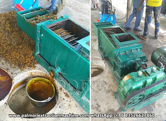 Feedback video of 1tph double screw palm oil press machine from customer in Nigeria