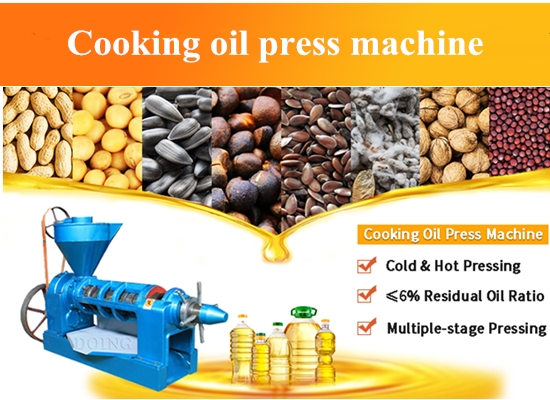 Commercial oil press/sprial oil press machine working video