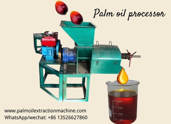 A customer from Lebanon ordered two sets of 500KG/H diesel palm oil press machine  from Henan Glory Company
