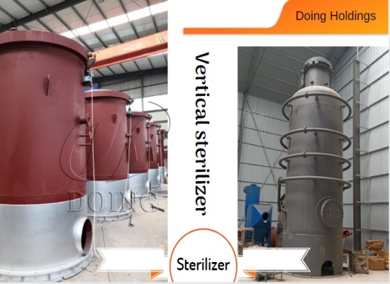 Principle and roles of high temperature steam sterilization in palm oil production process