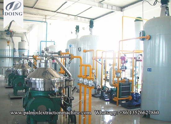 50-1000tpd continuous palm oil refining machine