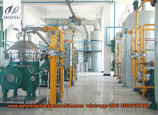 100tpd palm oil refining machine