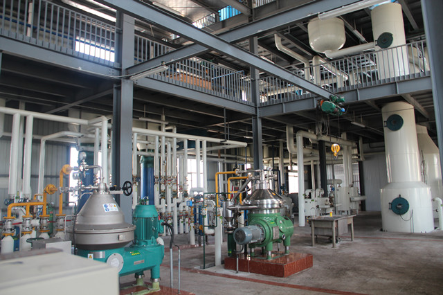 deodorization tower for palm oil