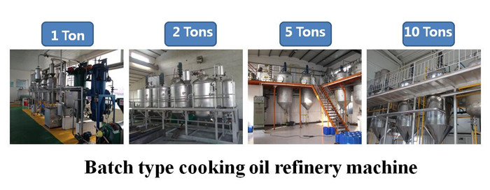 batch edible oil refinery machine