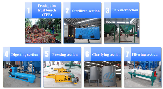 palm oil production machine