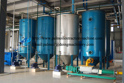 batch type palm oil refinery