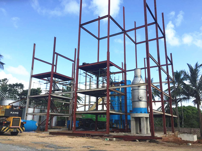 palm oil refining and fracationation machine 