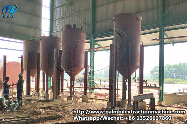 palm oil refinery plant 