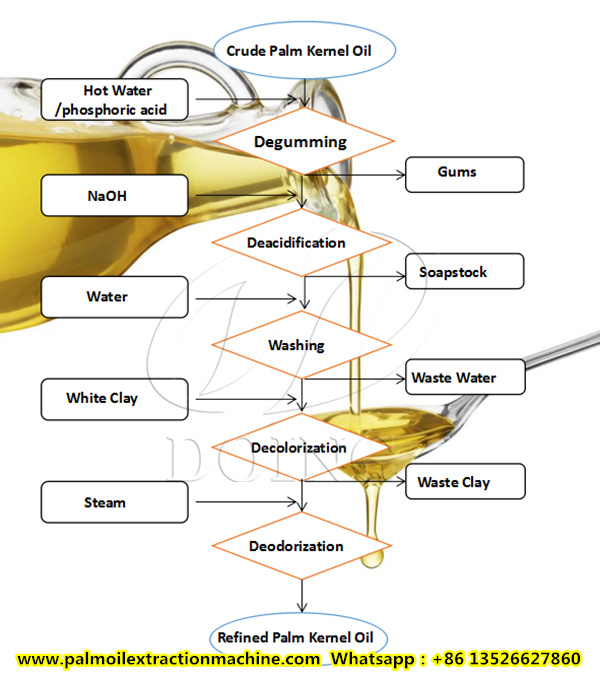 palm kernel oil refinery process 