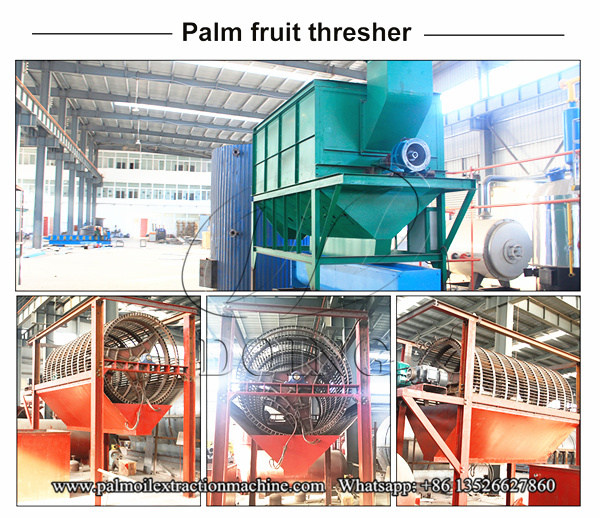 palm fruit threshing machine 