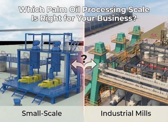 Which Palm Oil Processing Scale Is Right for Your Business? Small-Scale vs. Industrial Mills Compared