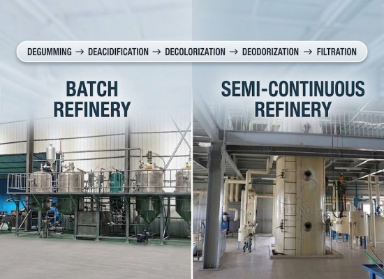 Batch vs. Continuous Palm Oil Refinery for a 20 TPD Plant in Cameroon: What’s the Difference?