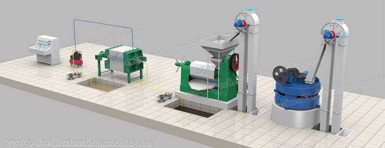 Palm kernel oil expeller