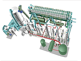 Cooking Oil Solvent Extraction Machine