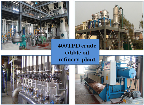 Medium sized palm kernel oil refining plant