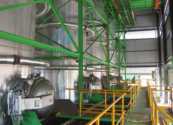 Vertical sterilizer for palm oil mill