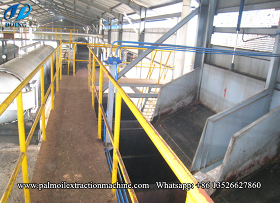 Crude palm oil production process