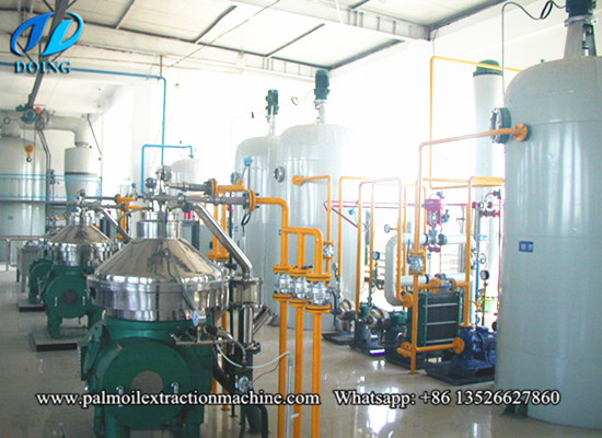 50-1000tpd continuous palm oil refining machine