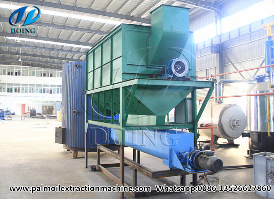 Palm fruit threshing machine