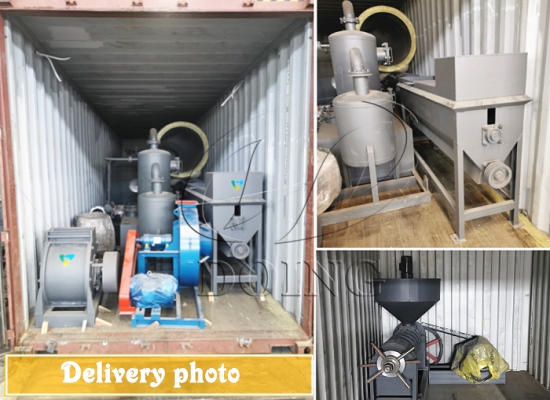 Small scale palm kernel oil making machine ordered by the Australian customer has been successfully delivered!