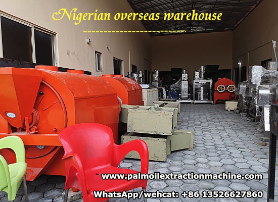 Nigerian client ordered a 2tph palm kernel oil making machine from Henan Glory Company