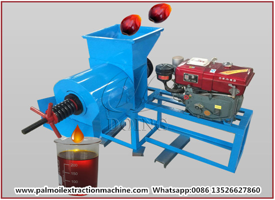 Guinean customer purchased a 500kgph palm oil press machine from Henan Glory Company