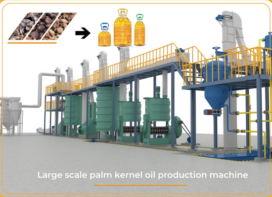 Palm kernel oil production line (From palm kernel to RBDPKO)