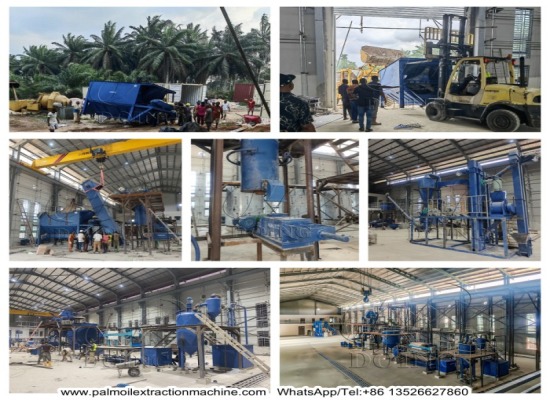2tph Palm Oil and Palm Kernel Oil Processing Machines Project in Nigeria