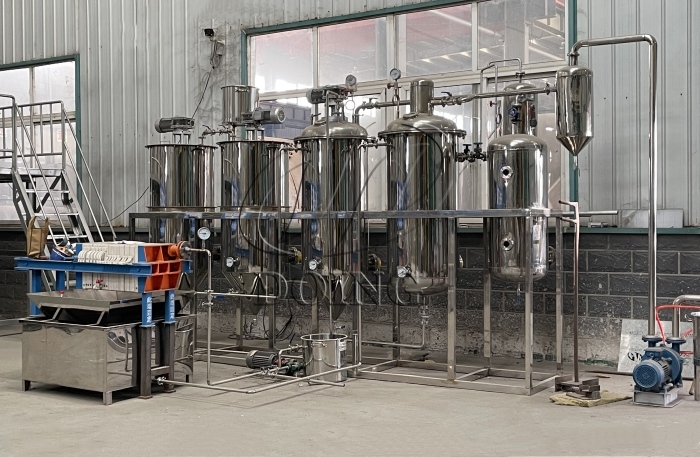 1tpd palm oil refinery machine