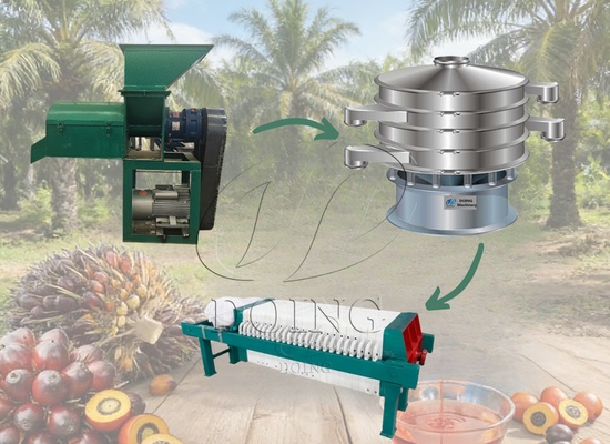 From plantation to CPO production: Client for Philippines project purchases 500kg/h palm oil extraction equipment from Henan Glory