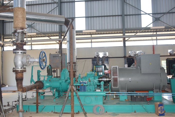 Turbine in palm oil mills