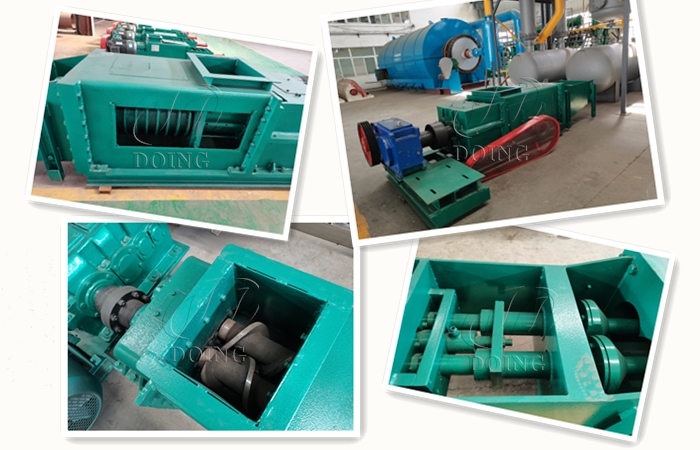 Double screw palm oil extraction machine