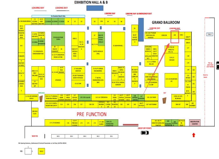 Booth 105 location