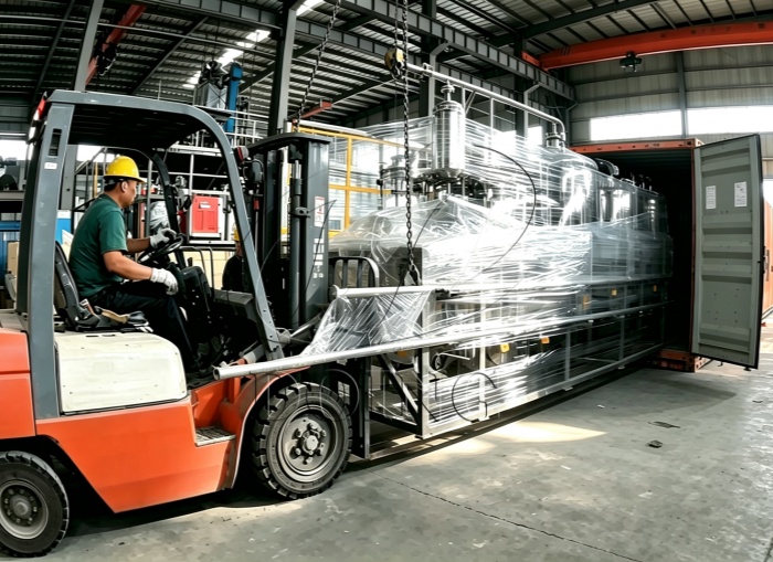 Palm oil refiniery shipment