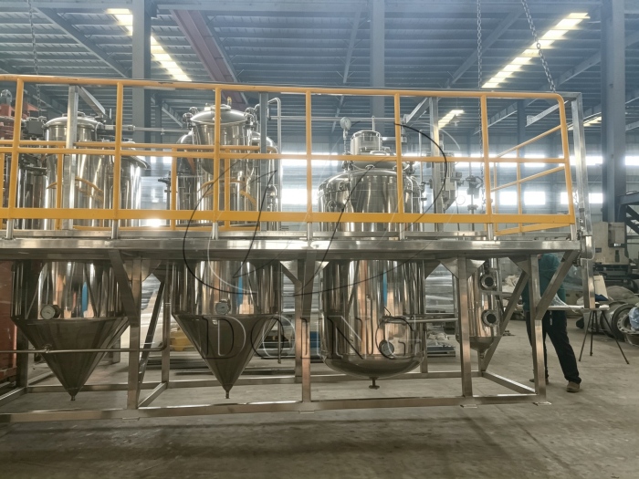1 TPD palm oil refinery machine