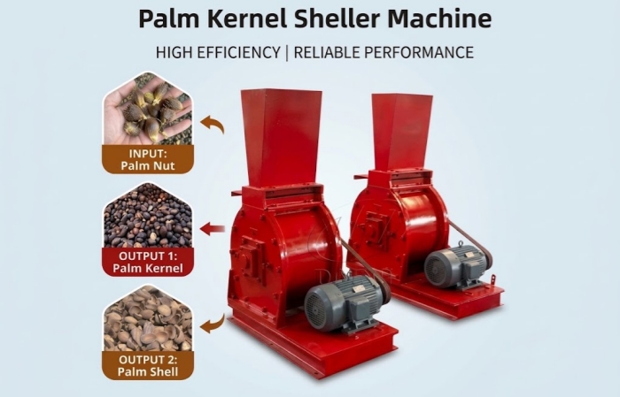 Palm kernel cracker