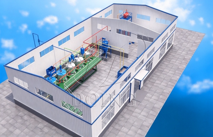palm oil refinery plant