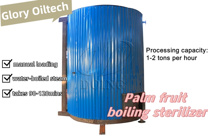palm fruit sterilizer