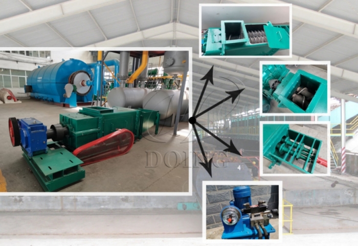 Double screw palm oil press machine