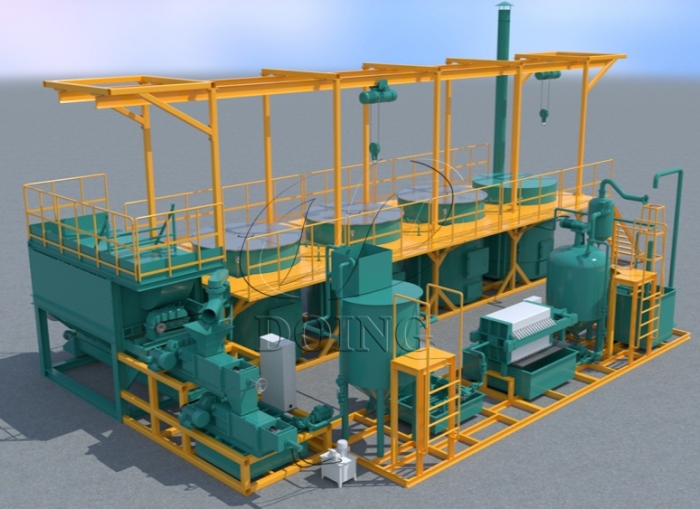 1 TPH palm oil processing line
