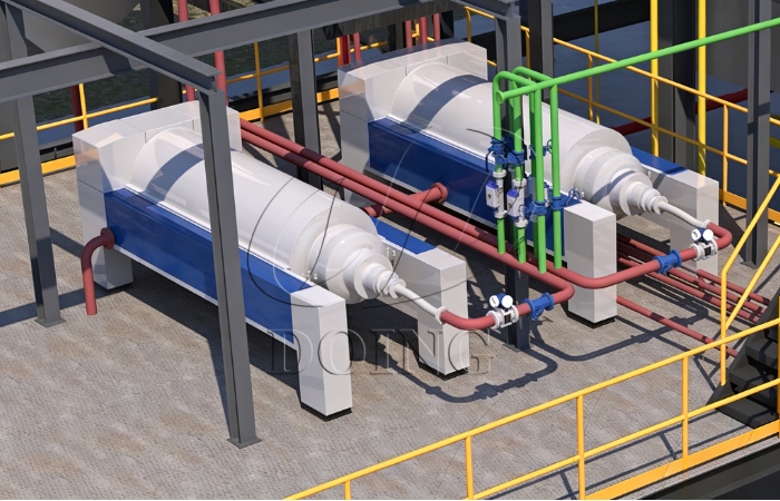 Decanter centrifuge for palm oil clarification