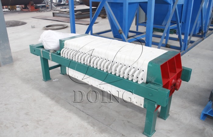 Plate and frame filter press